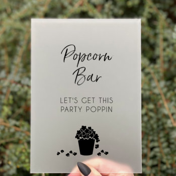 simplicity popcorn bar skilt dreng konfirmation