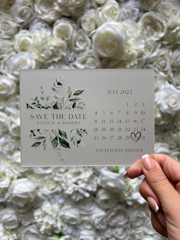 Save the date med kalender